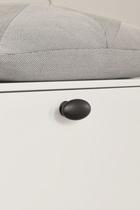 urnipart - Oval Simple - greb i zink mat sort L60mm B3mm H38mm Ø26mm